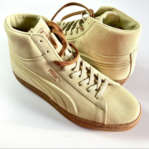 puma suede mid emboss
